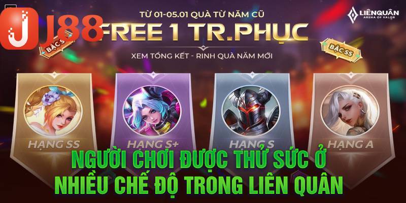 Nhiều chế độ trong Liên Quân Mobile